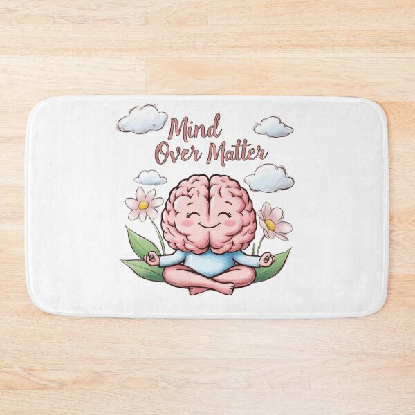 Item preview, Mind Over Matter Cartoon Brain designed and sold by CoachCreates.