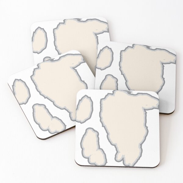 Item preview, Big Cream Cow Pattern | White Cowhide Pattern designed and sold by PatternPen.