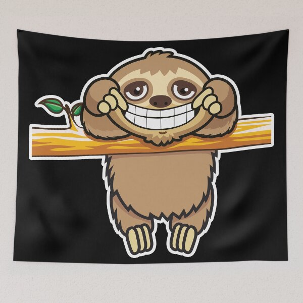 Item preview, Sloth grin designed and sold by plushism.