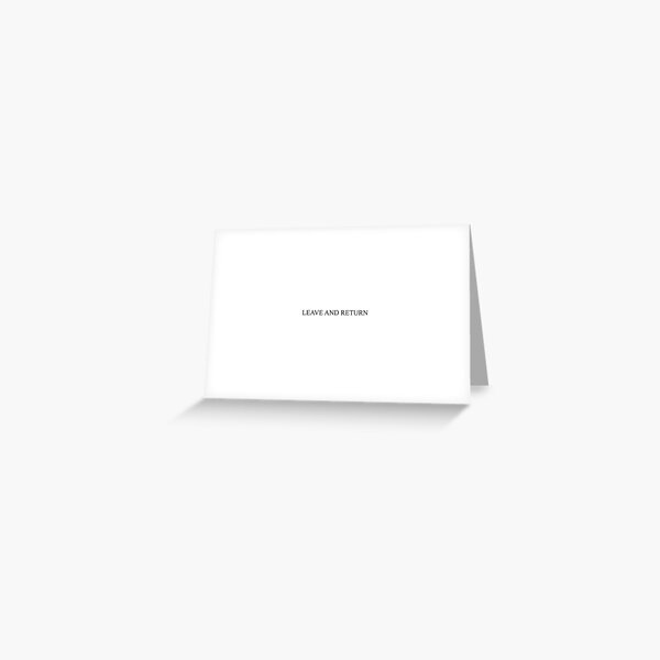 Item preview, LEAVE AND RETURN [Top Girly Teenager Quotes & Lyrics] - [Text Posts] designed and sold by ElderArt.