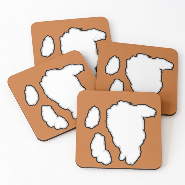 Item preview, Big White Cow Pattern | Caramel Cowhide Pattern designed and sold by PatternPen.
