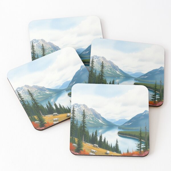 Item preview, Canada north, canadian north water color landscape  designed and sold by Artheaven77.
