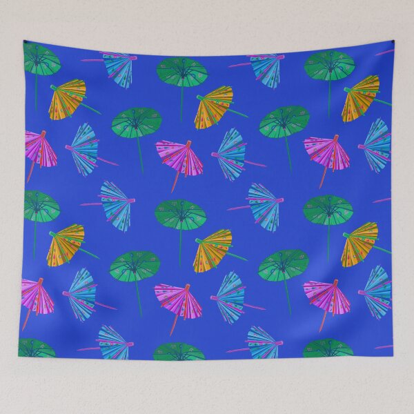 Item preview, Umbrellas-Blue designed and sold by deblevart.