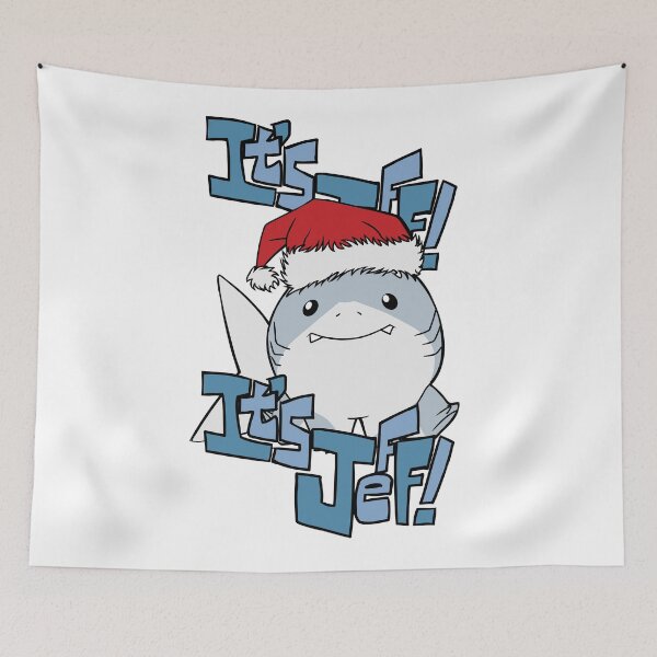 Item preview, It's Jeff The Landshark (Christmas) designed and sold by Israelbeck7.