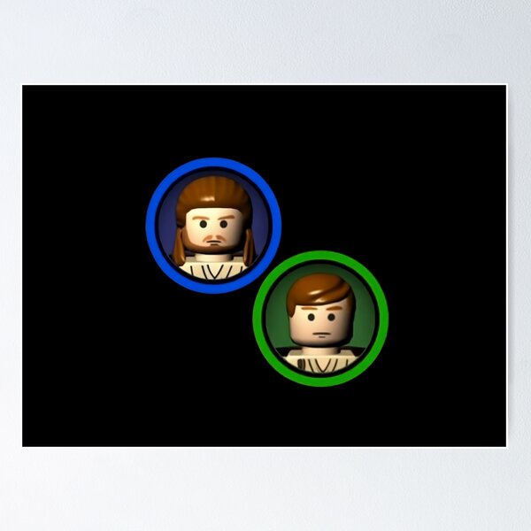 Item preview, LEGO Star Wars Qui-Gon and Obi-Wan designed and sold by Wapper the Dapper.