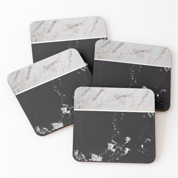 Item preview, White Marble Black Marble #1 (Photo of Glitter Only - Not Reflective) designed and sold by Anita's & Bella's Art.
