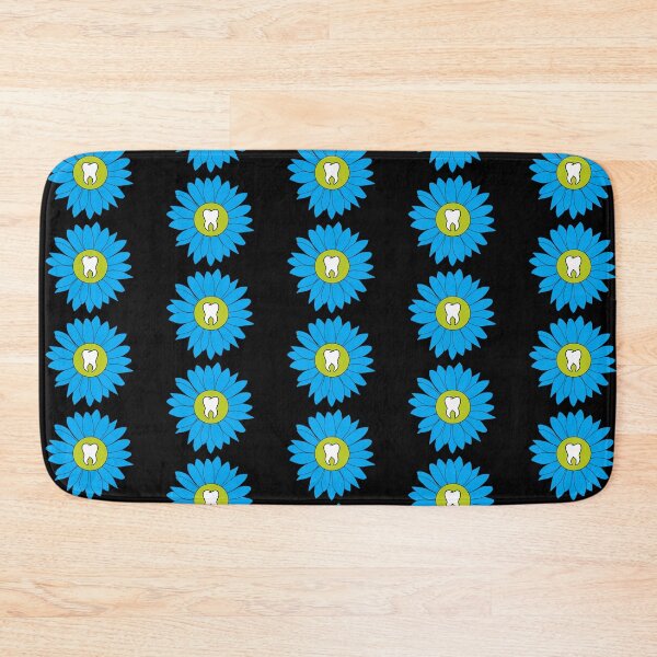 Item preview, Blue Flower Tooth designed and sold by thehippiehygienist.