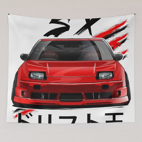 Item preview, Nissan 180SX S13 (Red) designed and sold by Osman Çetin Yapıcı.