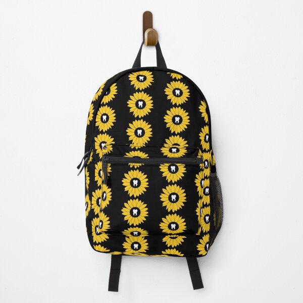 Item preview, Black & Yellow Flower Tooth designed and sold by thehippiehygienist.