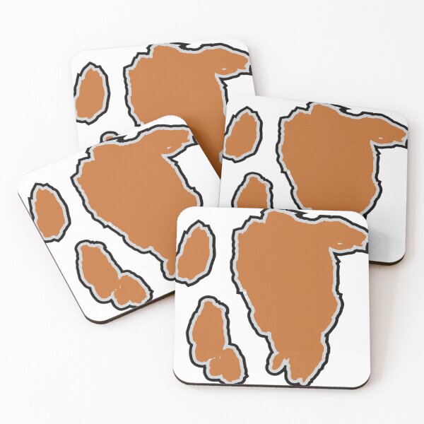 Item preview, Big Caramel Cow Pattern | White Cowhide Pattern designed and sold by PatternPen.