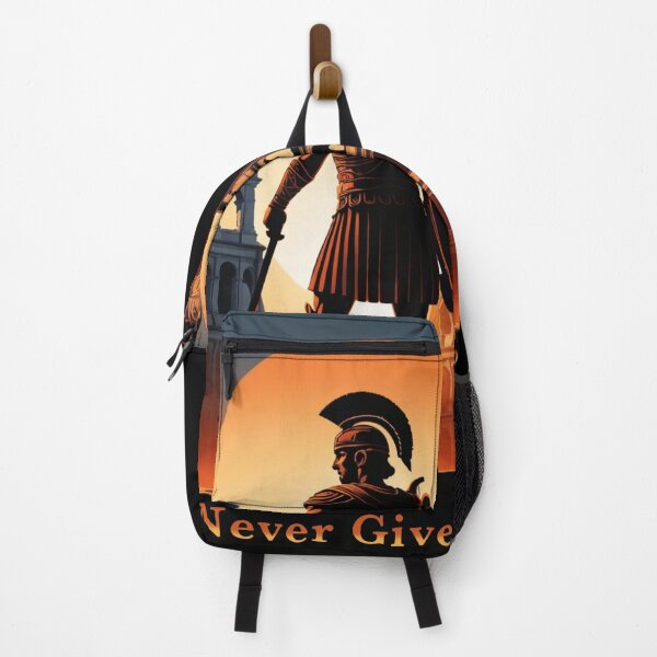 Item preview, Never give up Gladiator designed and sold by Robertworkshop.