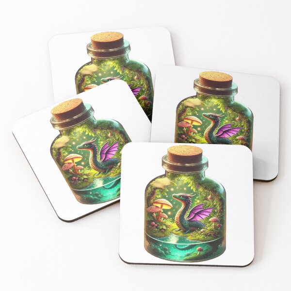 Item preview, Bottled Magic: A Dragon's Hidden World in a bottle designed and sold by Wildlife2021.