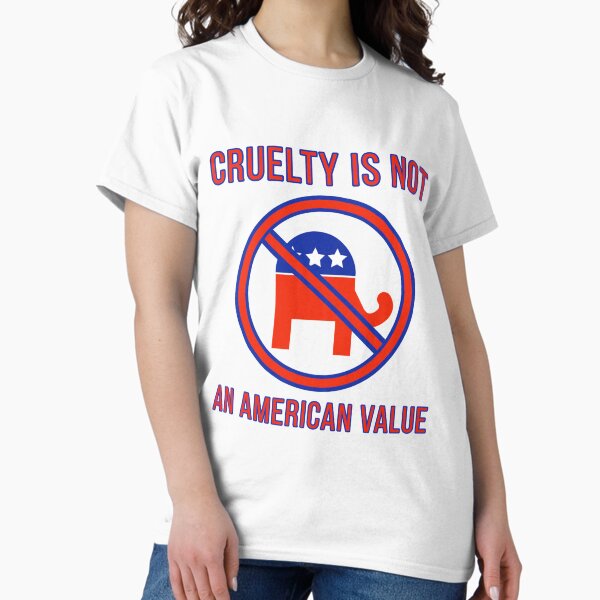 Item preview, Cruelty is not an American value  designed and sold by Rachel the Artist .