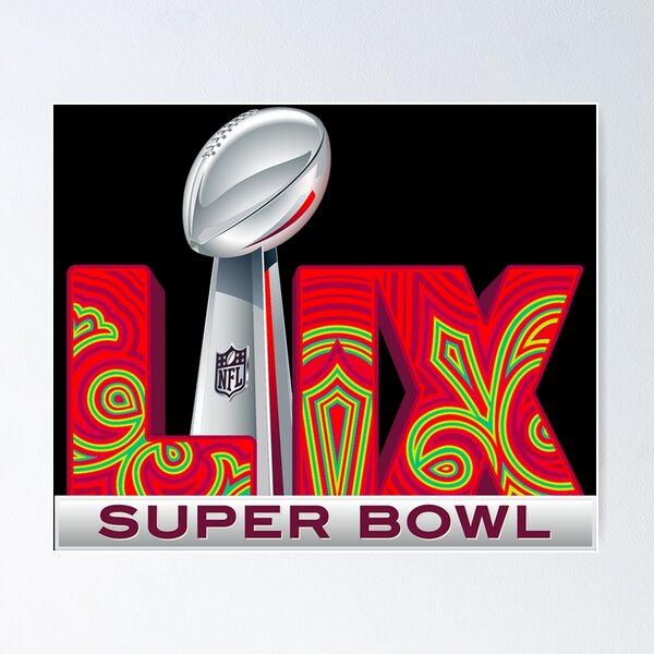 Item preview, 2025 Super Bowl LIX logo designed and sold by Zabuza70.