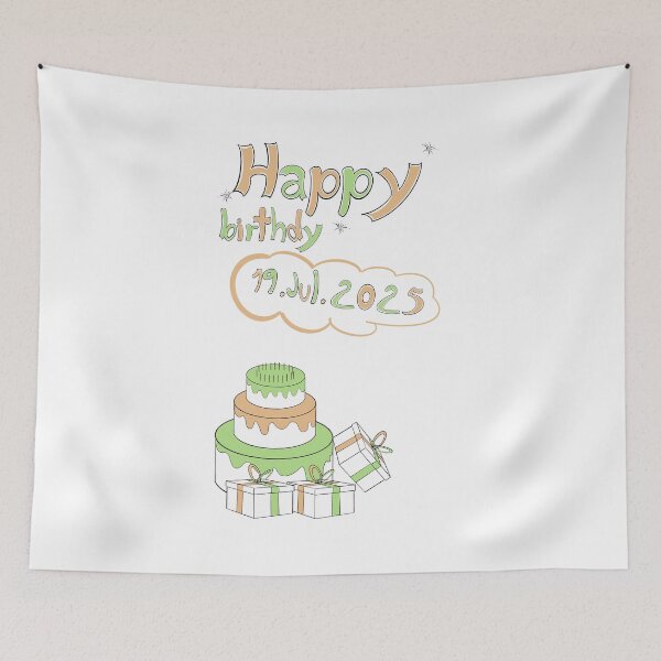 Item preview, Happy_birthdy_19.Jul designed and sold by ATOXIC.