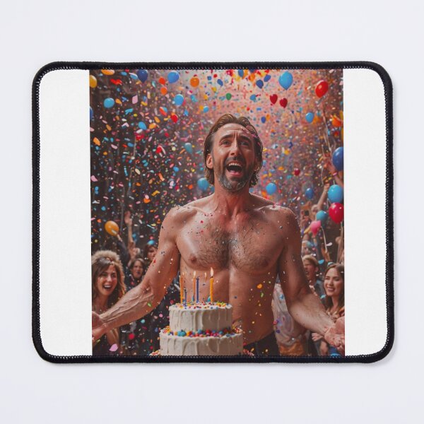 Item preview, Nicolas Cage birthday funny prank meme gift weird designed and sold by CheeseBlueprint.