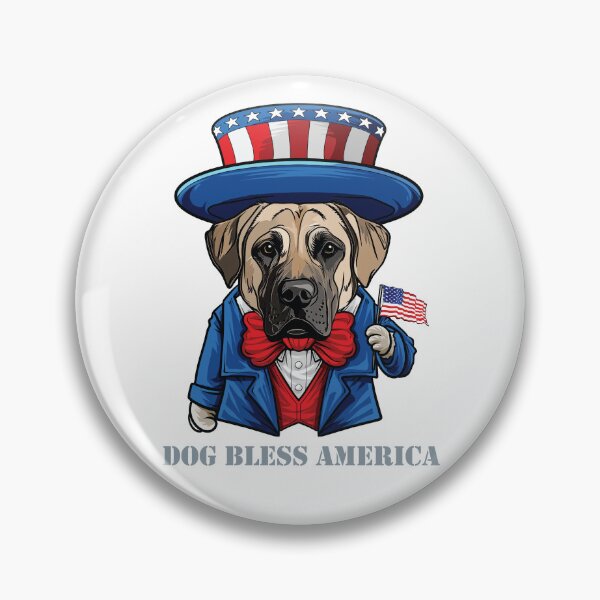Item preview, Funny 4th of July Anatolian ShepherdDog Bless America designed and sold by whyitsme.