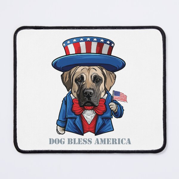 Item preview, Funny 4th of July Anatolian ShepherdDog Bless America designed and sold by whyitsme.