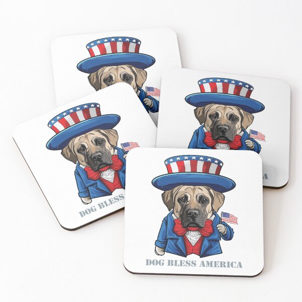 Item preview, Funny 4th of July Anatolian ShepherdDog Bless America designed and sold by whyitsme.