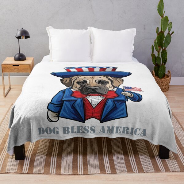 Item preview, Funny 4th of July Anatolian ShepherdDog Bless America designed and sold by whyitsme.