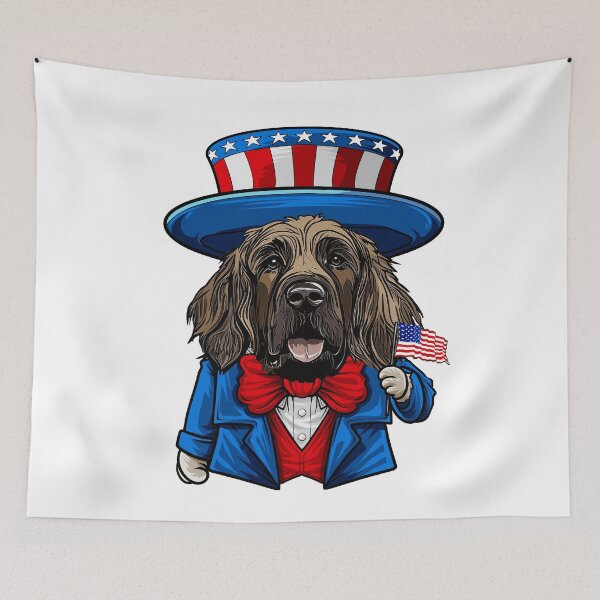 Item preview, Funny 4th of July Leonberger Dog designed and sold by whyitsme.