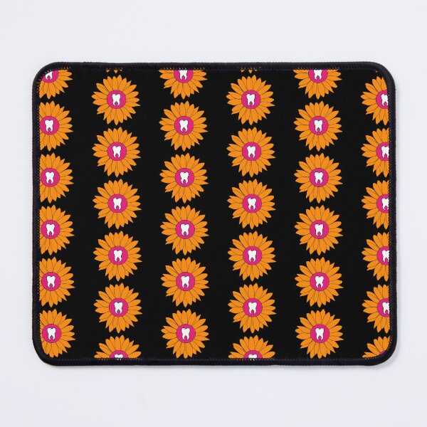 Item preview, Orange & Pink Flower Tooth designed and sold by thehippiehygienist.
