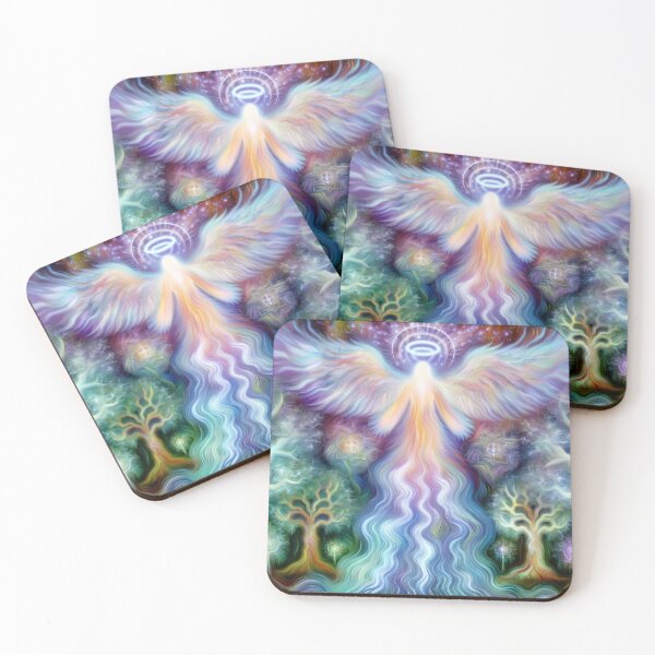 Item preview, Celestial Guardian: The Forest of Light Angel designed and sold by ReachingMyDreams.