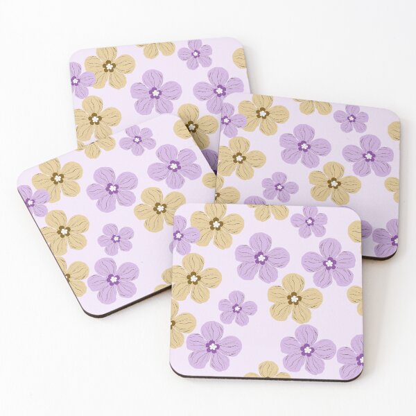Item preview, Normal flower in purple and brown hand drawn. designed and sold by RIYA SIRI.
