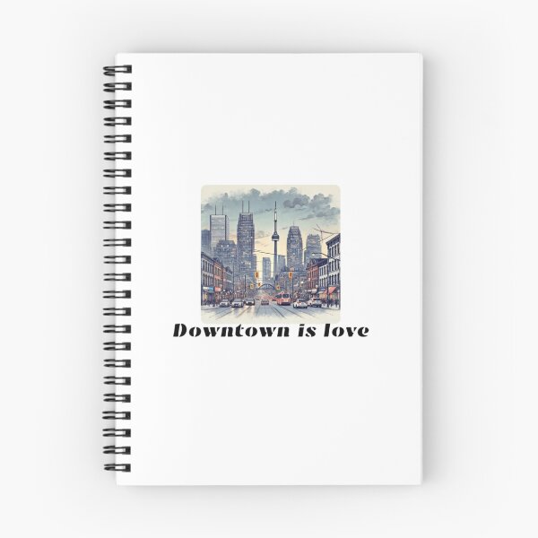 Item preview, Toronto downtown vintage art, toronto downtown is love designed and sold by Artheaven77.
