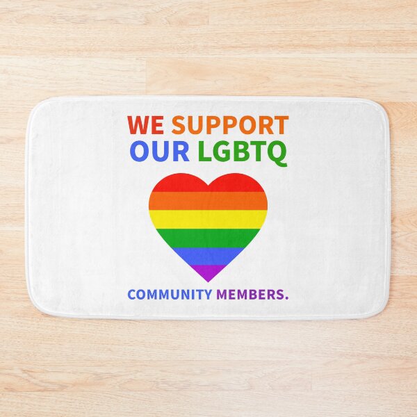 Item preview, We support our LGBTQ community members  designed and sold by Rachel the Artist .