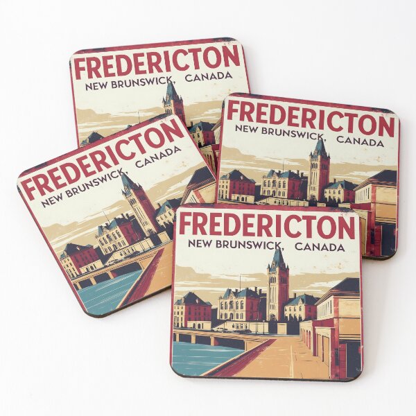 Item preview, Fredericton Canada 1950s Vintage Travel Tourism designed and sold by TravelersGems.