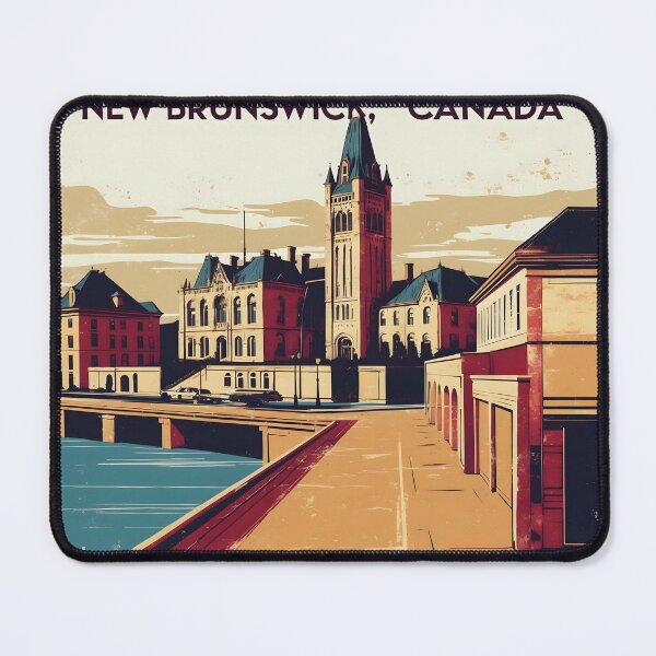 Item preview, Fredericton Canada 1950s Vintage Travel Tourism designed and sold by TravelersGems.