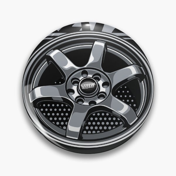 Item preview, Car Wheel Volk TE37 (Diamond Silver) designed and sold by JioojiProject.