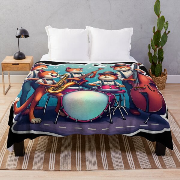 Item preview, Jazz Band Feline in Action designed and sold by Artbellachi.