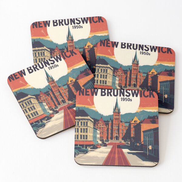 Item preview, New Brunswick Canada 1950s Vintage Travel Tourism designed and sold by TravelersGems.