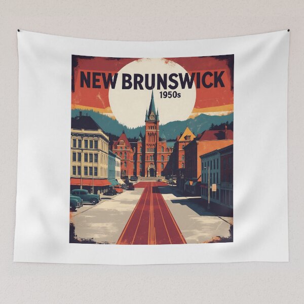 Item preview, New Brunswick Canada 1950s Vintage Travel Tourism designed and sold by TravelersGems.