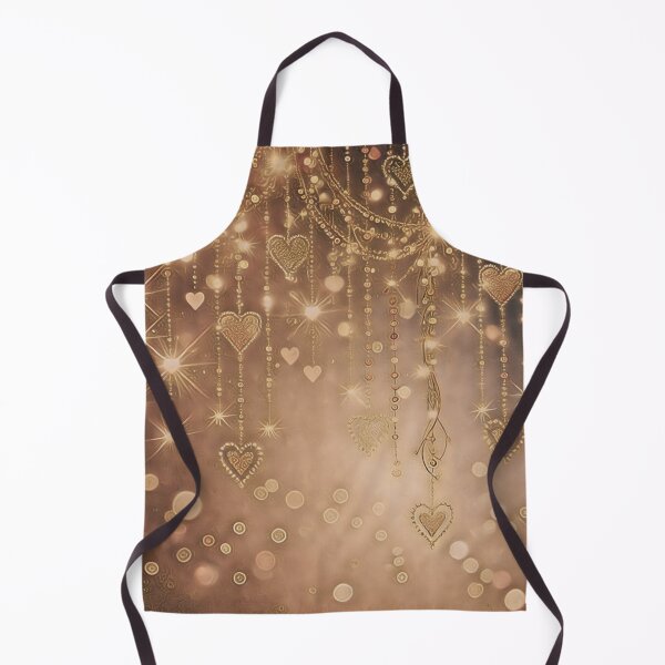 Item preview, Sparkling Heart Cascade: Dreamy Hanging Lights, Rose Gold designed and sold by LyssasMindArt.