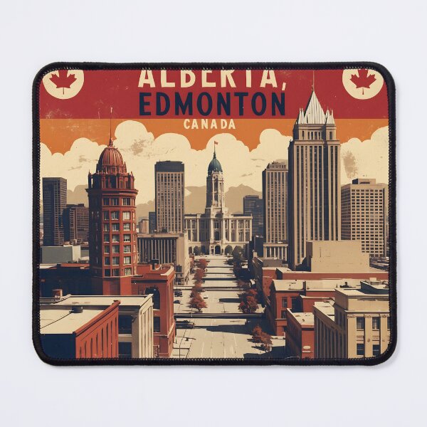 Item preview, Alberta Edmonton Canada 1950s Vintage Travel Tourism designed and sold by TravelersGems.