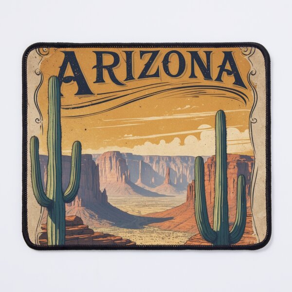 Item preview, Arizona USA Vintage Travel Retro Postcard Design designed and sold by TravelPostcardGems.