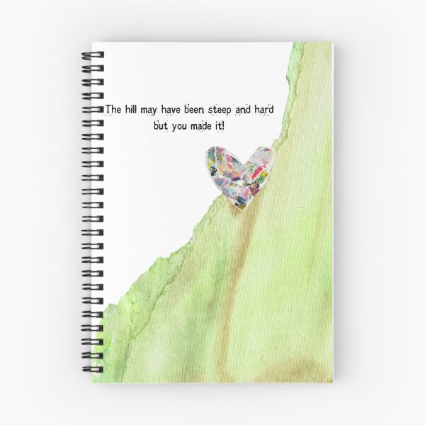 Item preview, The Hill May Have Been Steep And Hard Encouragement Greeting Card Art  designed and sold by KATHLEEN TENNANT ART.