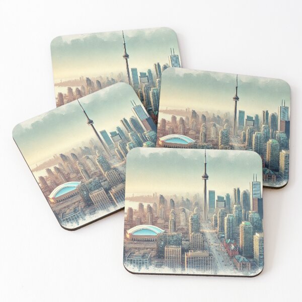 Item preview, Canada, the 6ix toronto, downtown toronto vintage art designed and sold by Artheaven77.