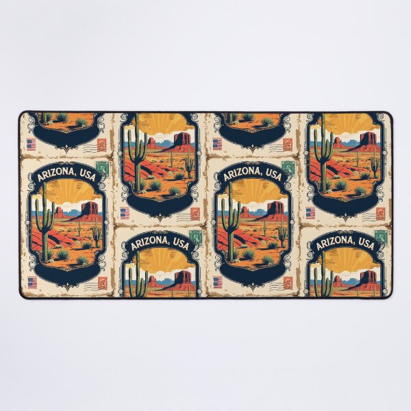 Item preview, Arizona USA Vintage Travel Retro Postcard Design designed and sold by TravelPostcardGems.