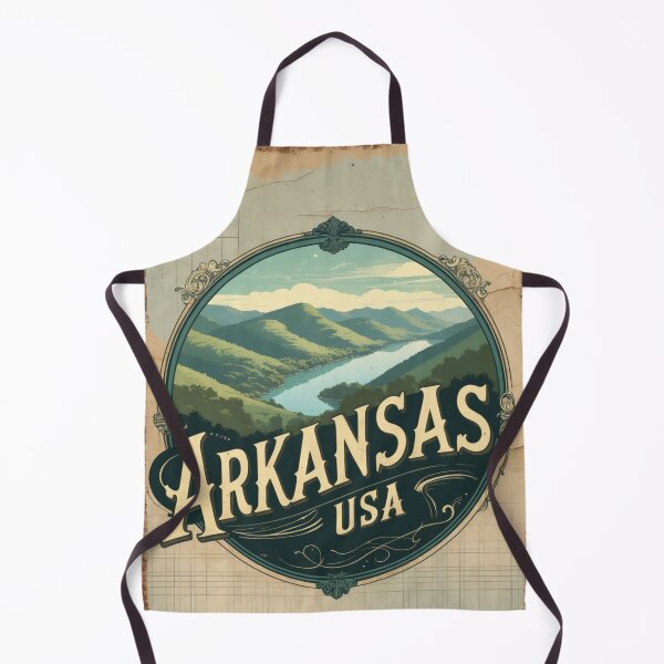Item preview, Arkansas USA Vintage Travel Retro Postcard Design designed and sold by TravelPostcardGems.