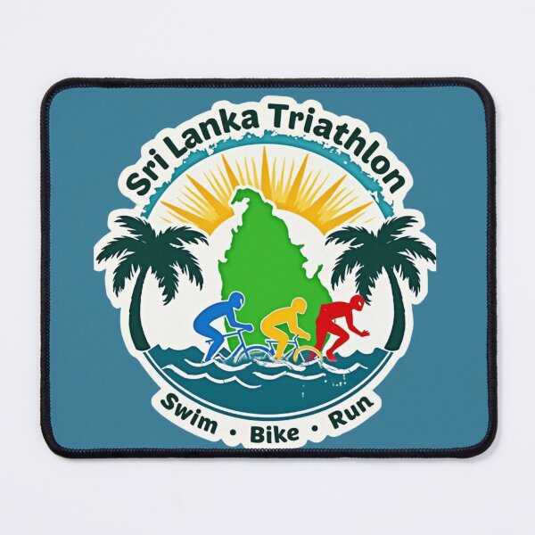 Item preview, Sri Lanka Triathlon – Swim, Bike, Run with Island Pride designed and sold by Triathlongram.
