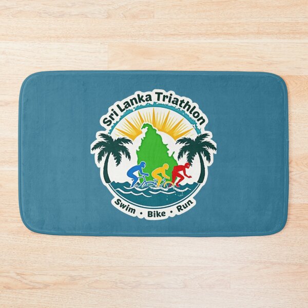 Item preview, Sri Lanka Triathlon – Swim, Bike, Run with Island Pride designed and sold by Triathlongram.