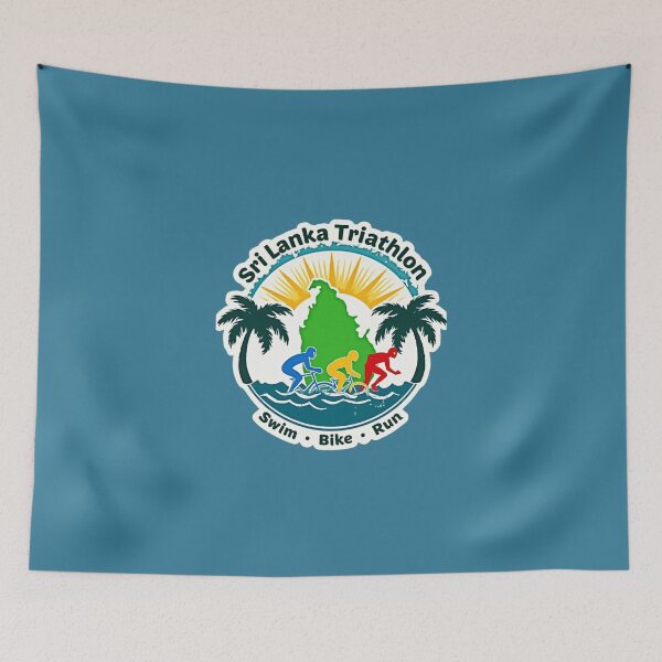 Item preview, Sri Lanka Triathlon – Swim, Bike, Run with Island Pride designed and sold by Triathlongram.