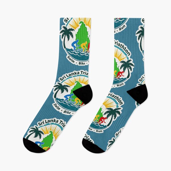 Item preview, Sri Lanka Triathlon – Swim, Bike, Run with Island Pride designed and sold by Triathlongram.