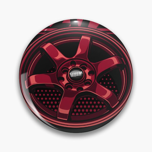 Item preview, Car Wheel Volk TE37 (Hyper Red) designed and sold by JioojiProject.