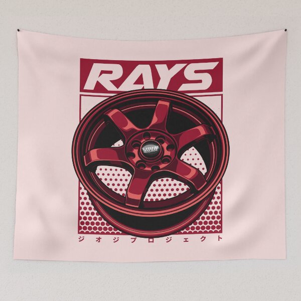 Item preview, Car Wheel Volk TE37 (Hyper Red) designed and sold by JioojiProject.