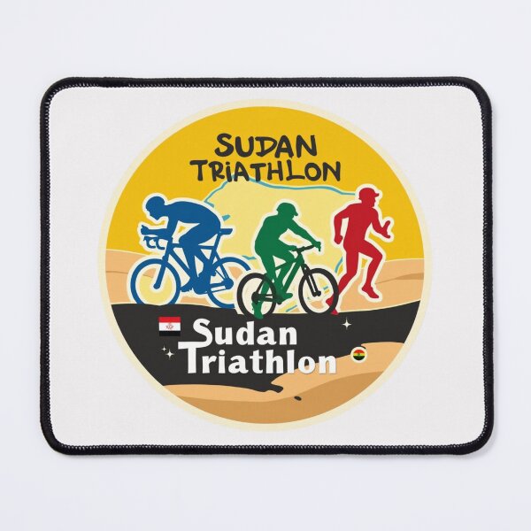 Item preview, Swim. Bike. Run. Sudan – Endurance Athlete Apparel designed and sold by Triathlongram.